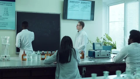Video Stock Chemistry Students In The Classroom Live Wallpaper For PC - Free Live Wallpaper