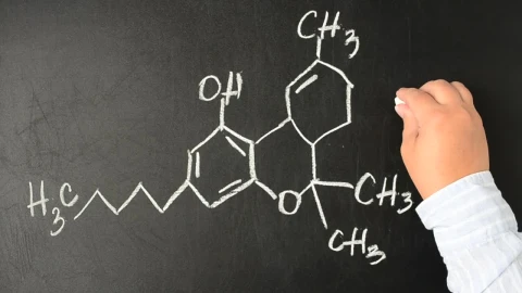 Video Stock Chemical Model On The Blackboard Live Wallpaper For PC - Free Live Wallpaper