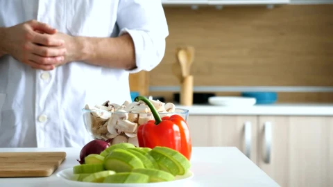 Video Stock Chef With Fresh Ingredients Live Wallpaper For PC - Free Live Wallpaper