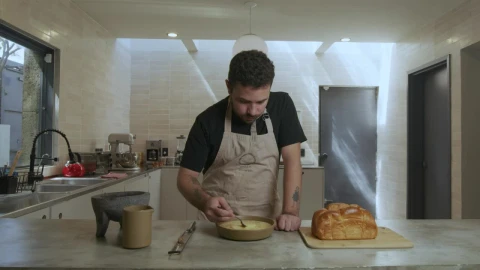 Video Stock Chef Whisking A Mixture In A Bowl Live Wallpaper For PC - Free Live Wallpaper