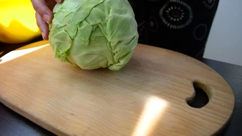 Video Stock Chef Slicing Cabbage Live Wallpaper For PC - Free Live Wallpaper