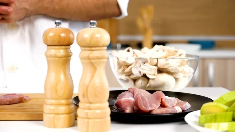 Video Stock Chef Seasoning A Piece Of Meat Live Wallpaper For PC - Free Live Wallpaper