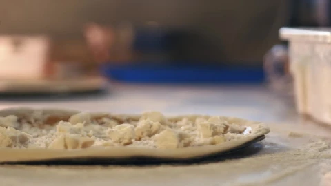 Video Stock Chef Putting Ingredients For A Pizza Live Wallpaper For PC - Free Live Wallpaper