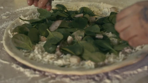 Video Stock Chef Preparing A Vegetarian Pizza Live Wallpaper For PC - Free Live Wallpaper