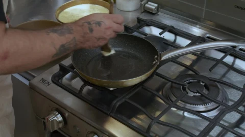 Video Stock Chef Preparing A Dessert On A Stove Live Wallpaper For PC - Free Live Wallpaper