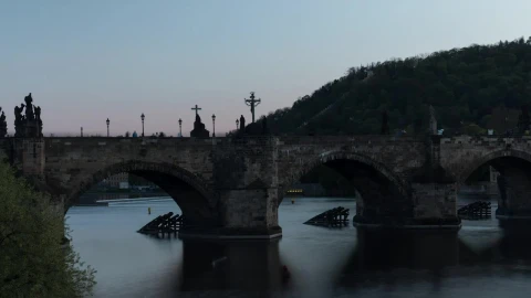 Video Stock Charles Bridge In Prague Live Wallpaper For PC - Free Live Wallpaper