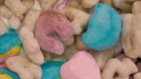 Video Stock Cereal Texture With Marshmallows Slowly Rotating Live Wallpaper For PC - Free Live Wallpaper