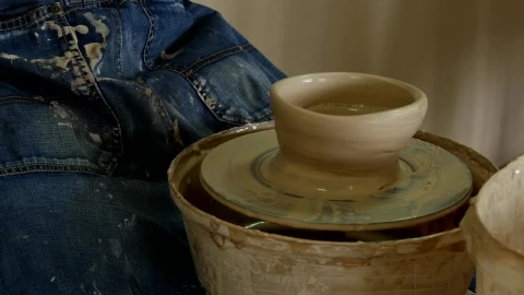 Video Stock Ceramic Artist Working With Raw Clay Live Wallpaper For PC - Free Live Wallpaper