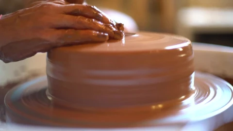 Video Stock Ceramic Artist Hands Working On The Potter Wheel Live Wallpaper For PC - Free Live Wallpaper