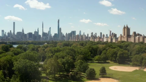 Video Stock Central Park With Buildings On The Skyline Live Wallpaper For PC - Free Live Wallpaper