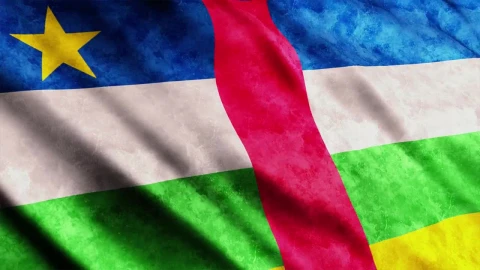 Video Stock Central African Republic Waving D Flag Live Wallpaper For PC - Free Live Wallpaper