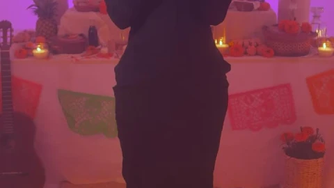 Video Stock Catrina With A Candle On Day Of The Dead Live Wallpaper For PC - Free Live Wallpaper