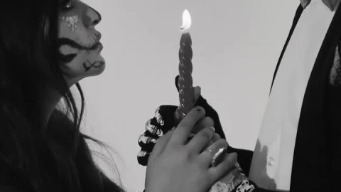 Video Stock Catrin And Catrina Holding Together A Lit Candle Live Wallpaper For PC - Free Live Wallpaper