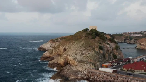 Video Stock Castle On A High Point Above The Ocean Live Wallpaper For PC - Free Live Wallpaper