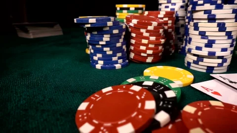 Video Stock Casino Table With Chips Cards And Money Close Up Live Wallpaper For PC - Free Live Wallpaper