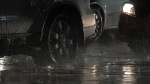 Video Stock Cars Parking In The Rain Live Wallpaper For PC - Free Live Wallpaper