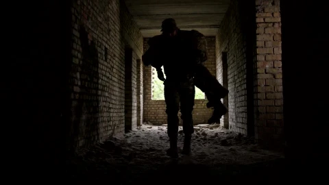 Video Stock Carrying A Wounded Soldier Live Wallpaper For PC - Free Live Wallpaper
