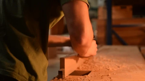 Video Stock Carpenter Sanding A Wood In His Workshop Live Wallpaper For PC - Free Live Wallpaper