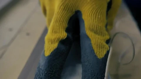 Video Stock Carpenter Cutting Down A Board With A Putty Knife Live Wallpaper For PC - Free Live Wallpaper
