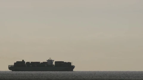 Video Stock Cargo Ship On The Horizon Live Wallpaper For PC - Free Live Wallpaper