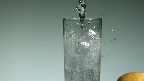 Video Stock Carbonated Water Falling Into A Glass Live Wallpaper For PC - Free Live Wallpaper