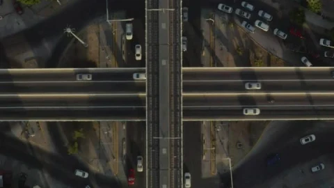 Video Stock Car Roads And The Train In One Shot From Above Live Wallpaper For PC - Free Live Wallpaper