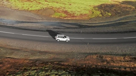 Video Stock Car Driving Down A Curving Road Live Wallpaper For PC - Free Live Wallpaper