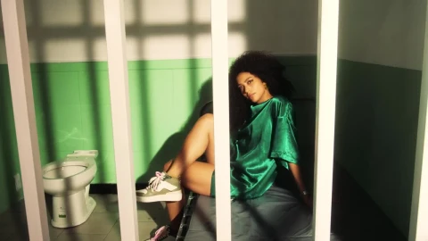 Video Stock Captivating Woman In A Jail Cell After A Party Live Wallpaper For PC - Free Live Wallpaper