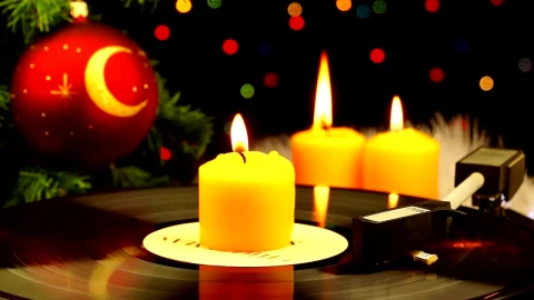 Video Stock Candle Rotating On A Turntable Live Wallpaper For PC - Free Live Wallpaper