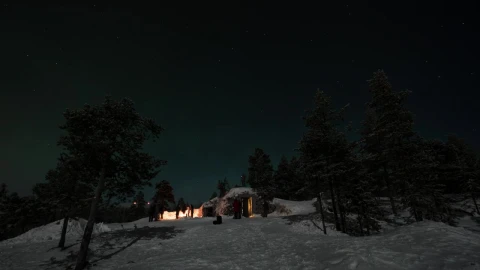 Video Stock Camping In The Snow Live Wallpaper For PC - Free Live Wallpaper