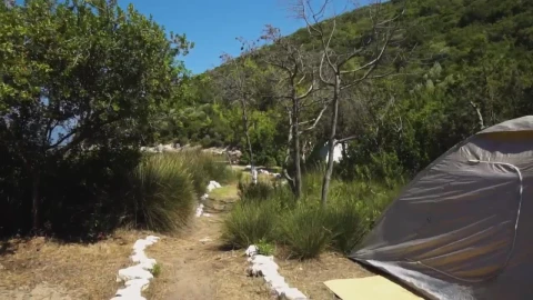 Video Stock Campground On The Beach Live Wallpaper For PC - Free Live Wallpaper