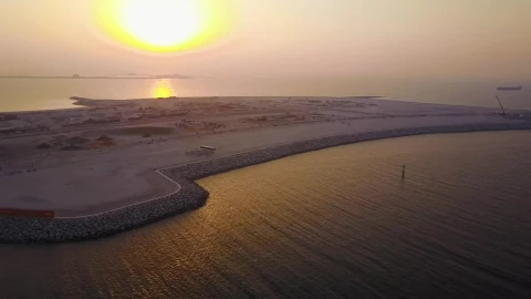 Video Stock Calm Water Off The Coast Of Dubai Live Wallpaper For PC - Free Live Wallpaper