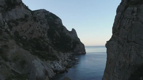 Video Stock Calm Sea Below The Cliffs Live Wallpaper For PC - Free Live Wallpaper