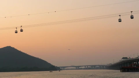 Video Stock Cable Cars Move In The Horizon Live Wallpaper For PC - Free Live Wallpaper