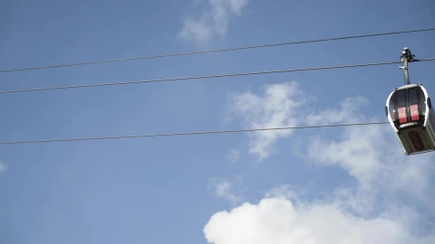 Video Stock Cable Car Moving Across The Sky Live Wallpaper For PC - Free Live Wallpaper
