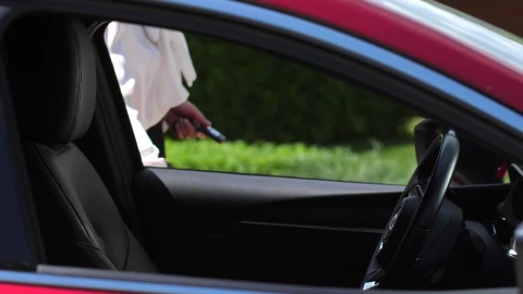 Video Stock Businesswoman Getting Into Her Car Live Wallpaper For PC - Free Live Wallpaper