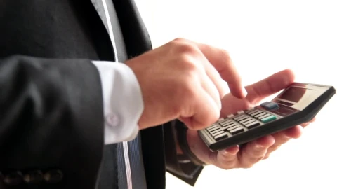 Video Stock Businessman Tallying On A Calculator Live Wallpaper For PC - Free Live Wallpaper