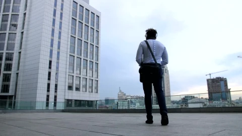 Video Stock Businessman Dancing While Walking Live Wallpaper For PC - Free Live Wallpaper