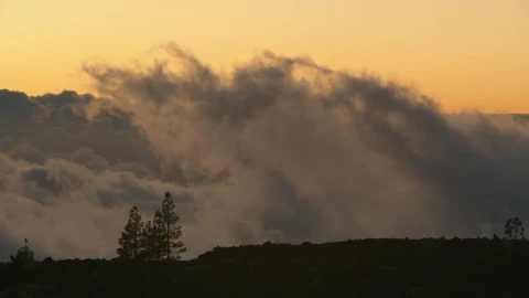 Video Stock Clouds Over A Dark Hill Live Wallpaper For PC - Free Live Wallpaper