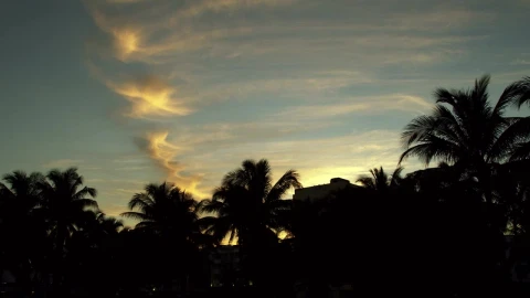 Video Stock Clouds Over A Beach In Miami Live Wallpaper For PC - Free Live Wallpaper
