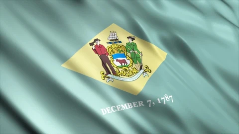Stock Video Delaware State Flag From Usa Live Wallpaper For PC - Free Live Wallpaper