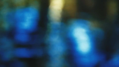 Stock Video Defocused Blue Lights Reflected In Water Live Wallpaper For PC - Free Live Wallpaper
