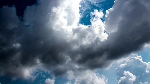 Stock Video Deep Blue Sky And White Clouds Live Wallpaper For PC - Free Live Wallpaper