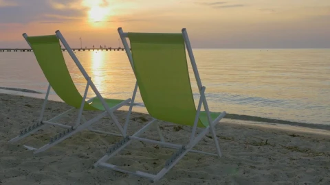 Stock Video Deckchair At The Beach Live Wallpaper For PC - Free Live Wallpaper