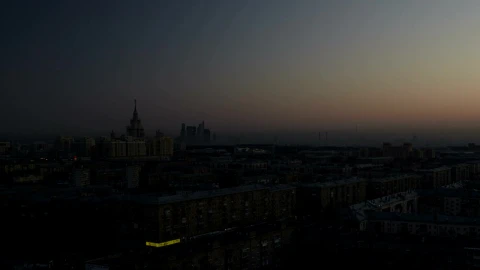 Stock Video Dawn Rising Above The City Live Wallpaper For PC - Free Live Wallpaper