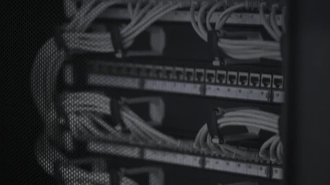 Stock Video Data Cables In A Server Room Live Wallpaper For PC - Free Live Wallpaper