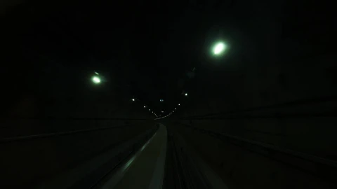 Stock Video Dark Subway Tunnels With Small Lights Live Wallpaper For PC - Free Live Wallpaper