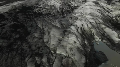 Stock Video Dark Glacier In Iceland Live Wallpaper For PC - Free Live Wallpaper