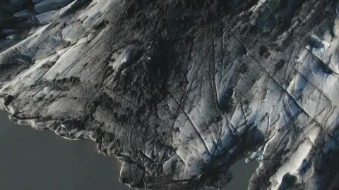 Stock Video Dark Glacier Ice Top View Live Wallpaper For PC - Free Live Wallpaper