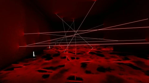 Stock Video Dark D Tunnel With Red Lasers Live Wallpaper For PC - Free Live Wallpaper